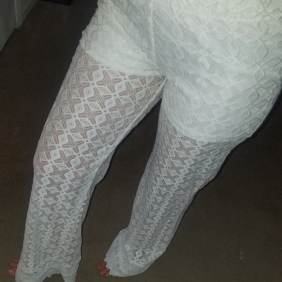 Pants - Lace sheer pants